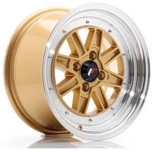 Jante Alu Japan Racing Jr31 7.5x15 4x100 Et20 Or Bord Poli pas cher