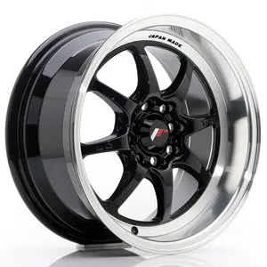 Jante Alu Japan Racing Tf2 7.5x15 4x100 Et30 Noir Brillant pas cher