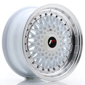 Jante Alu Japan Racing Jr9 8x16 4x100 Et25 Blanc Bord Poli pas cher