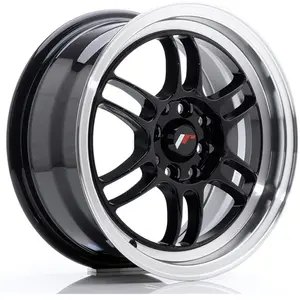 Jante Alu Japan Racing Jr7 7x15 4x100 Et38 Black Glossy Bord Poli pas cher