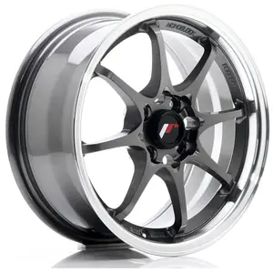 JAPANRAC 1 jante alu Japan Racing JR5 15x8 ET28 4x100 Gun Metal avec bague 73,1 pas cher