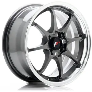Jante Alu Japan Racing Jr5 7x16 4x100 Et30 Gris Bord Poli pas cher