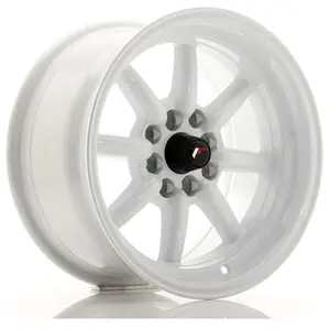 Jante Alu Japan Racing Jr19 8x15 4x100 Et0- Blanc pas cher
