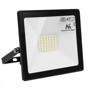 Maclean Projecteur LED Slim 30W, 2400lm Blanc Froid IP65Vendu paramazon