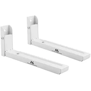 Comparateur de prix : Maclean Support universel pour micro-ondes avec bras télescopiques jusqu'à 30kg blanc