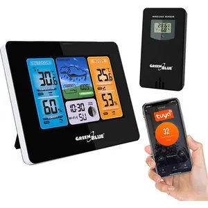 Comparateur de prix : Station météo sans fil, WiFi GreenBlue, compatible TUYA, capteur extér...