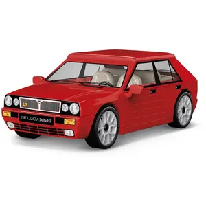 Bloc COBI LANCIA DELTA HF échelle 61 pièces compatible LEGO 24508 1/35 (rouge) pas cher