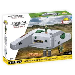Cobi 3136 - Bunker German Bunker Regelbau 667 - Jeu de Construction pas cher