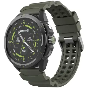 Comparateur de prix : Hammer Watch 2 Military Edition, GPS, écran AMOLED Gorilla Glass de 1,...