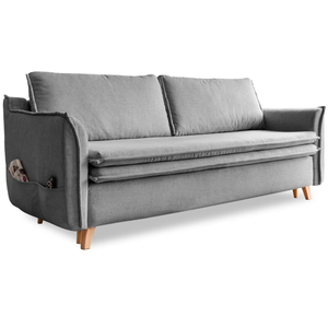 MIUFORM Charming charlie canapé convertible slim, gris 978LIN18 pas cher