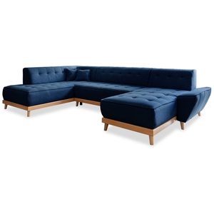 MIUFORM Dazzling Daisy canapé d'angle 8pl convertible, bleu marine Daz... pas cher