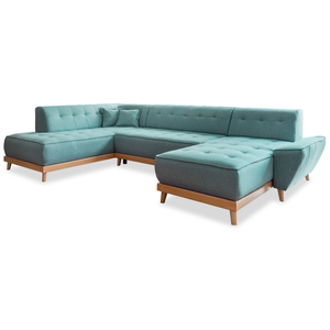 MIUFORM Dazzling Daisy canapé d'angle 8pl convertible, turquoise Dazzl... pas cher