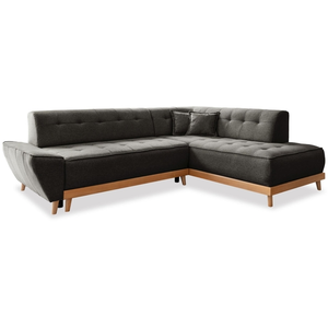 MIUFORM Dazzling Daisy canapé d'angle 6pl convertible, anthracite Dazz... pas cher