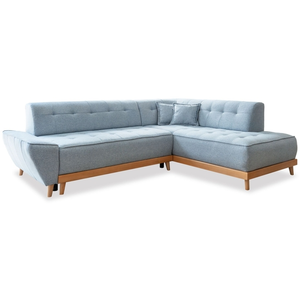 MIUFORM Dazzling Daisy canapé d'angle 6pl convertible, bleu clair Dazz... pas cher
