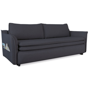 MIUFORM Charlie charlie canapé 3 pl convertible , anthracite 733LIN19 pas cher