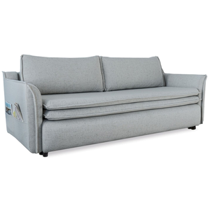 MIUFORM Charlie charlie canapé 3 pl convertible , gris clair 732LIN16 pas cher