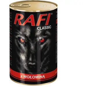 6x 1240g Rafi Dog Beef, nourriture humide pas cher