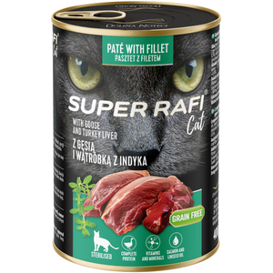 paquet économique de 24x400g : Rafi Super for Sterile Cats Oie & Foie ... pas cher