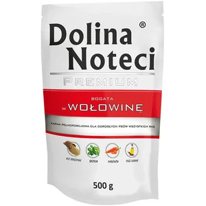 10 X 500 g Dolina Noteci Premium en sachets, boeuf, nourriture humide pour chiensVendu parzooplus