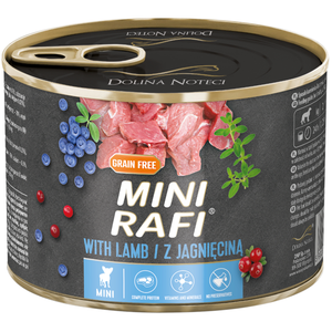 Lot économique : 24x185g Agneau Rafi Mini nourriture pour chiens humid... pas cher