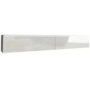Mirjan24 Meuble TV en Verre pour TV avec Porte TV et Porte TV pas cher