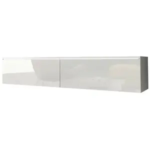 Mirjan24 Meuble TV en Verre pour TV avec Porte TV et Porte TV pas cher