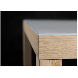 P+R Nappe transparente épaisse 2mm, Résistante et imperméable - Rectangle  90 x 220 cm - Film de Protection pour Table en PVCVendu parcdiscount