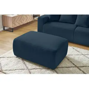 Accueil Séjour Pouf Bobochic Pouf envy velours côtelé Bleu foncéVendu parbobochic-paris
