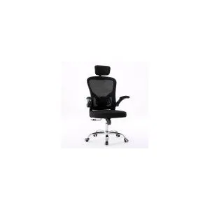 Topeshop Fotel Dory Czer? Chaise Et Fauteuil De Bureau Siège Rembourr pas cher