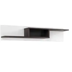 Comparateur de prix : Paris Prix Etagère Murale Cross 150cm Naturel & Blanc