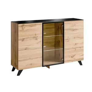 Comparateur de prix : Commode - AC-DÉCO - Thin - Noir - Bois