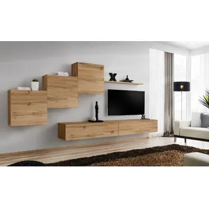 Comparateur de prix : Étagère murale - Thin - L 150 cm - Bois - AC-DÉCO - Marron - Adulte - Contemporain - Design
