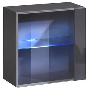 Comparateur de prix : AC-DÉCO Vitrine Carrée - Switch Ww 3 - L 60 Cm X P 30 Cm X H 60 Cm - Graphite