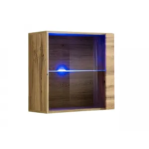 Comparateur de prix : Vitrine carrée AC-DÉCO Switch WW 3 - L 60 cm x P 30 cm x H 60 cm - Bois