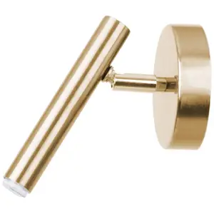 SIGMA Applique murale Sopel, dorée, à 1 lampe, acier, G9, hauteur 15 c... pas cher