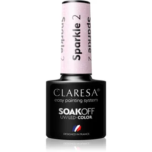 Claresa SoakOff UV/LED Color Sparkle vernis à ongles gel teinte 2 5 g