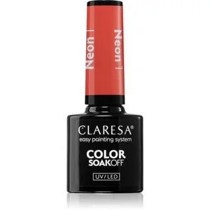 Claresa SoakOff UV/LED Color Neon vernis à ongles gel teinte 1 5 g pas cher