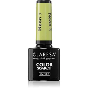 Claresa SoakOff UV/LED Color Neon vernis à ongles gel teinte 5 5 g pas cher