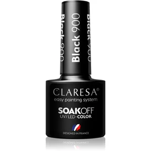 Claresa SoakOff UV/LED Color Black vernis à ongles gel teinte 900 5 g pas cher