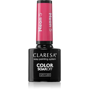 Claresa SoakOff UV/LED Color Neon vernis à ongles gel teinte 5 5 g pas cher