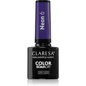 Claresa SoakOff UV/LED Color Neon vernis à ongles gel teinte 6 5 g pas cher