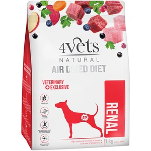 1kg 4Vets natural renal nourriture sèche pour chiens pas cher