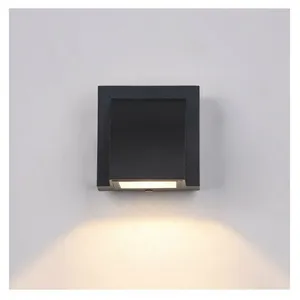 ITALUX Applique de jardin moderne Edgar Noir pas cher