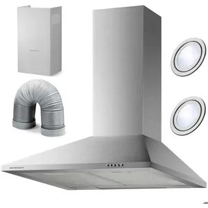 Comparateur de prix : Hotte de cuisine cheminée 60 cm Berdsen BT-213 INOX