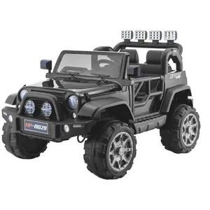 Voiture électrique 2 places 12V Mega Jeep Perfect III Noire - Pack EvoVendu paramazon