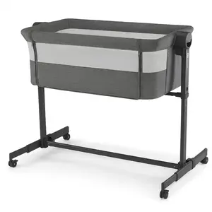 Kinderkraft Lit cododo 2 en 1 NESTEE UP 2 gris foncé