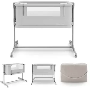 Comparateur de prix : Kinderkraft Berceau cododo 3 en 1 NESTEE GROW 2 gris clair