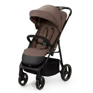Poussette Kinderkraft TRIG 3, pliable, légère, jusqu'à 25 kg, réglable, couleur marron pas cher