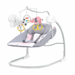 Kinderkraft MINKY Rose et Gris pas cher