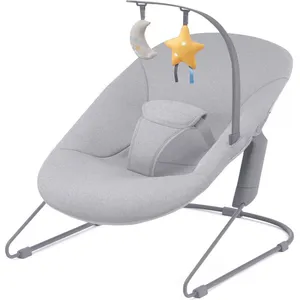 Comparateur de prix : Transat Kinderkraft CALMEE - Gris - Avec Arche Jouet
